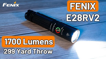 Brand new Fenix E28RV2 1700 lumen EDC flashlight! | Full Review