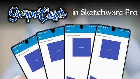 SwipeCards in sketchware pro tutorial 87 #sketchware #sketchwarepro