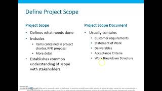 Lecture 4 Defining Scope, Quality, Responsibility, and Activity Sequence