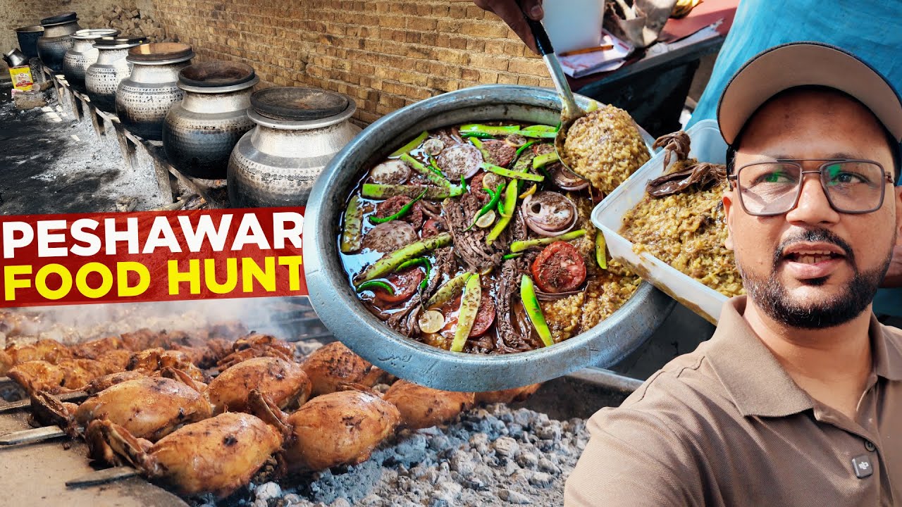Peshawari Bihari Kabab & Mota Chawal Making | Pakistani Street Food Hunt in Charsadda & Peshawar