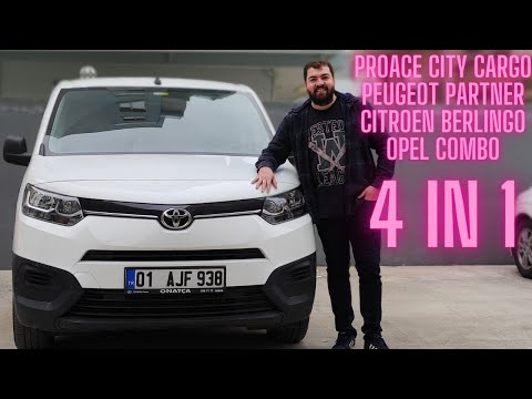 Toyota Proace City Cargo - Peugeot Partner, Citroen Berlingo, Opel Combo - İnceleme