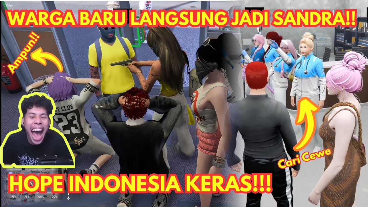 ANANG WAW MENCARI WANITA DI HOPE INDONESIA!! MALAH JADI SANDRA 2X & DI TEGUR GANGSTER!! 