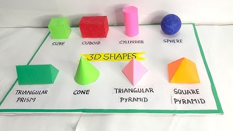3D shapes model for school project/3D geometrical shapes/3D shapes math project/math tlm 3D shapes