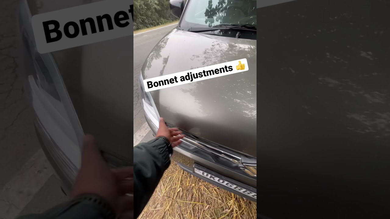 Bonnet gap adjustment 👍