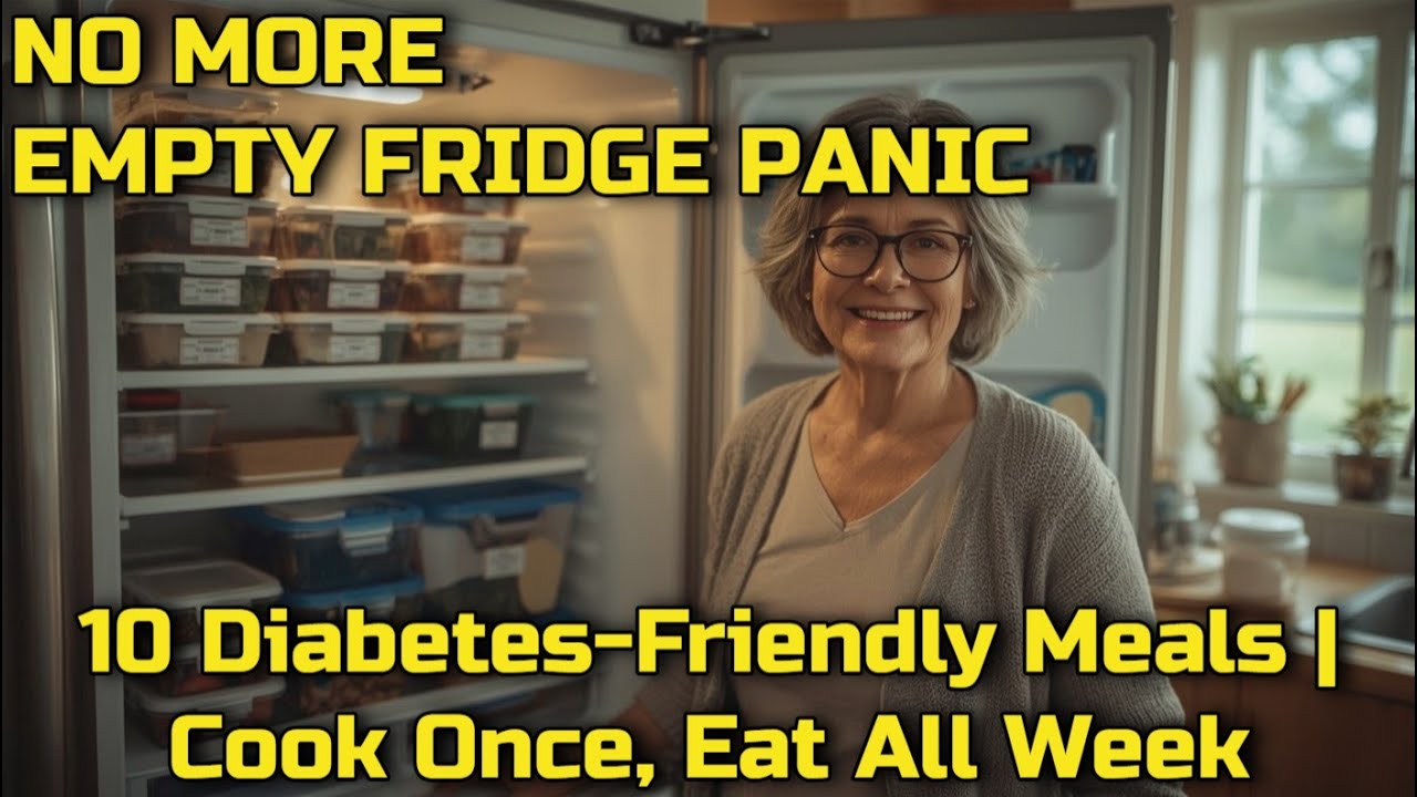 Diabetic Meal Prep for Seniors | 10 Easy Freezer Meals | Cook Once, Eat All Week