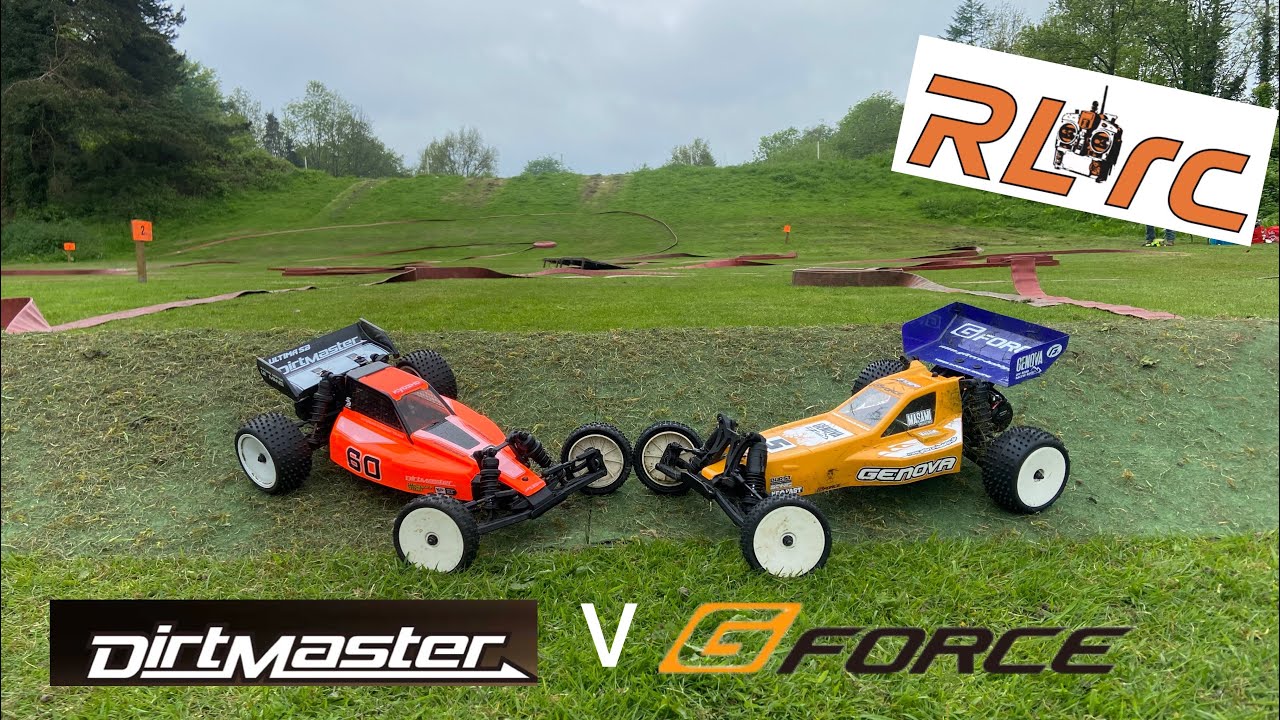 Kyosho Dirtmaster Vs Genova G force, Hitting the track to see who is the King of the track.