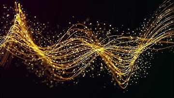 GOLDEN DUST BOKEH and PARTICLES LINES | Relaxing Screensaver
