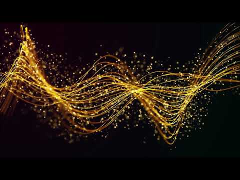 Golden Dust Bokeh And Particles Lines | Relaxing Screensaver