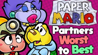 Ranking Every Paper Mario Partner