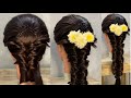 Messy Braid Hairstyle for braides✨easy hairstyle|simple hairstyles|braid hairstyle|wedding hairstyle