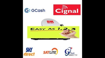 Load Cignal TV using Gcash