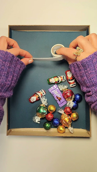 💚❤️Christmas Gift Idea, 🎁2024 December Calendar, Chocolate Candy Box DIY #craft #art #diy