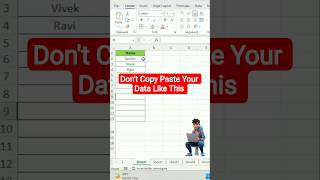 Stop Copy Paste Repeatedly ‼️ Excel Shortcut Trick #Shorts #Excel #ExcelTips #ShortsFeed