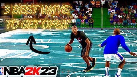 3 EASY SIMPLE DRIBBLE MOVES TO GET OPEN IN NBA 2K23! HOW TO GET OPEN EASILY ON 2K23