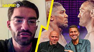 Boxing reporter REVEALS INSIGHT into VIRAL CLASH with Dana White over Eddie Hearn & Fury vs Joshua!
