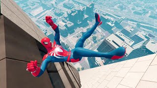 Gta 5 Spiderman Jumping Off Highest Buildings Ep.1 Euphoria Physicsragdolls