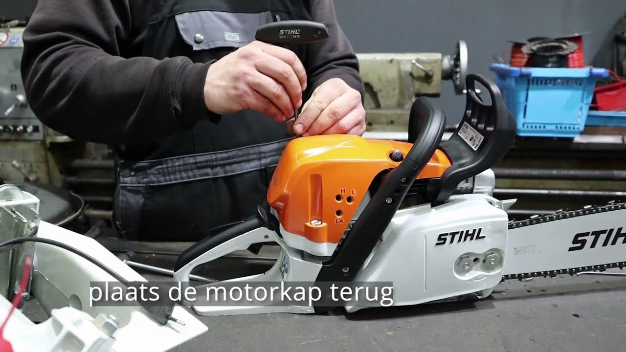 Advies van Ruben - Wat doe je als de motor van je benzine kettingzaag