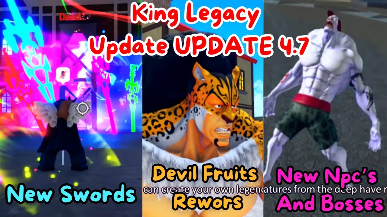 King Legacy on X: Update 4.7 Trailer -- Watch Below