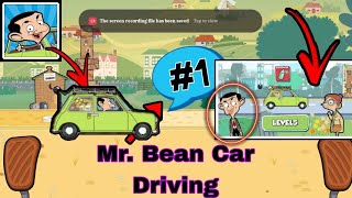 Mr. Bean Car Driving 😯 Cartoon game #kids (Lavel 1-5) gameplay #cartoon  #mrbean screenshot 4