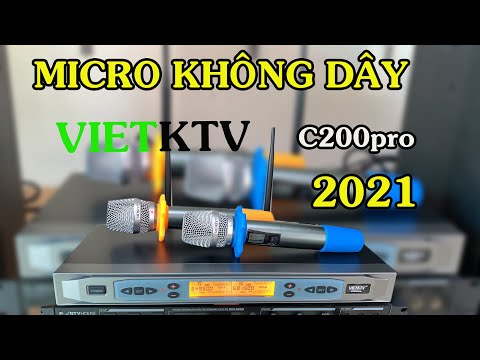 Micro không dây Vietktv c200pro giá tốt nhất thị trường LH: 0825372999 | Huân Hoa Audio