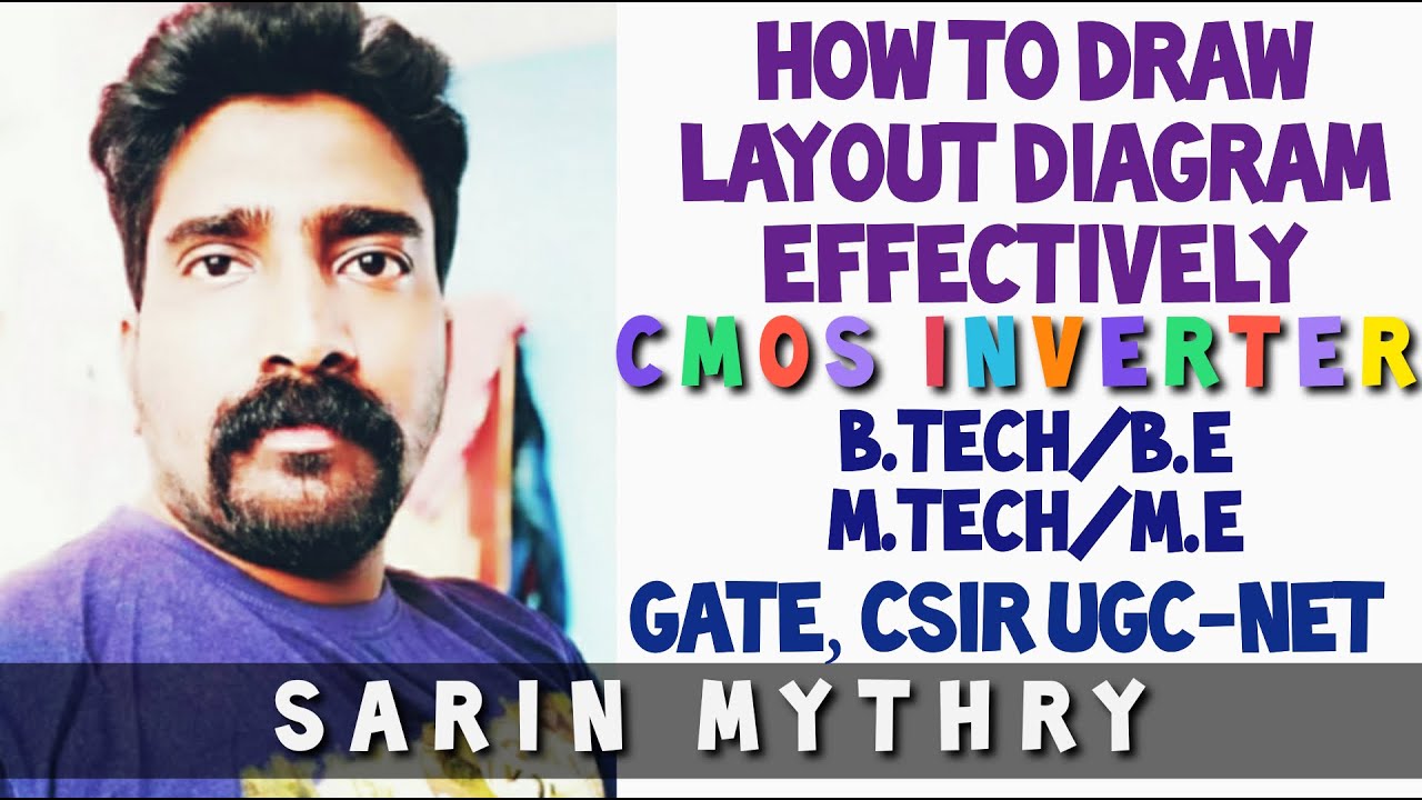 Layout Design of CMOS Inverter|Realization of CMOS Buffer - YouTube