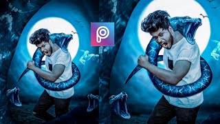 Snake photo editing || Picsart snake manipulation editing || Snake concept || Prakash photo editing screenshot 5