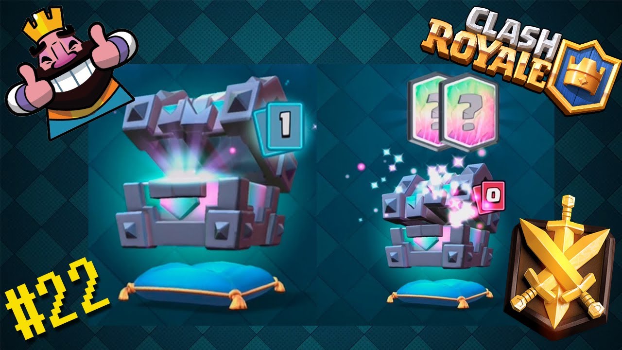 Clash Royale Challenger Opening Legendary King Chest trophy pushing to
