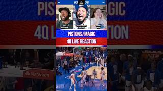 4Q Gets CRAZY! Pistons vs Magic LIVE 🔥 #nba #basketball #shorts #sports