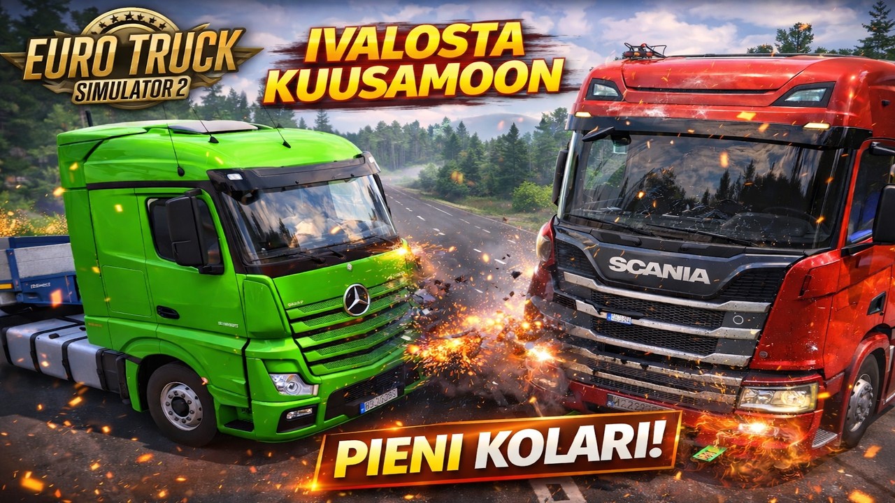 METSÄTRAKTORI IVALOSTA KUUSAMOON // Euro Truck Simulator 2