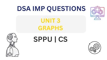 🔥 DSA Unit 3 IMP Questions | Graphs | SPPU CS | Most Repeated & Important Exam Questions #exambuddy