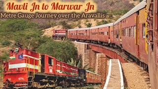 Mavli Jn to Marwar Jn by 09696 MG Passenger | A train journey for the ages over the Aravalli Hills