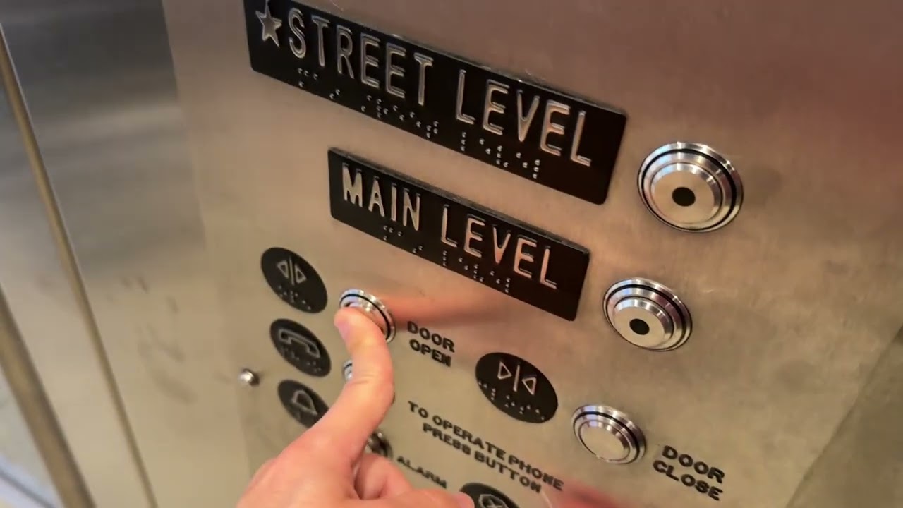 Mongrain Hydraulic Elevator with CJA at Penn Station by Madison Square Garden in New York City, NY.