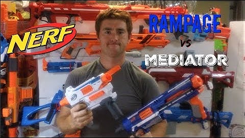 Nerf Mediator vs Nerf Rampage