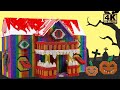 Build And Decorated Scary Halloween House From Magnetic Balls (Satisfying) | Magnet World Series