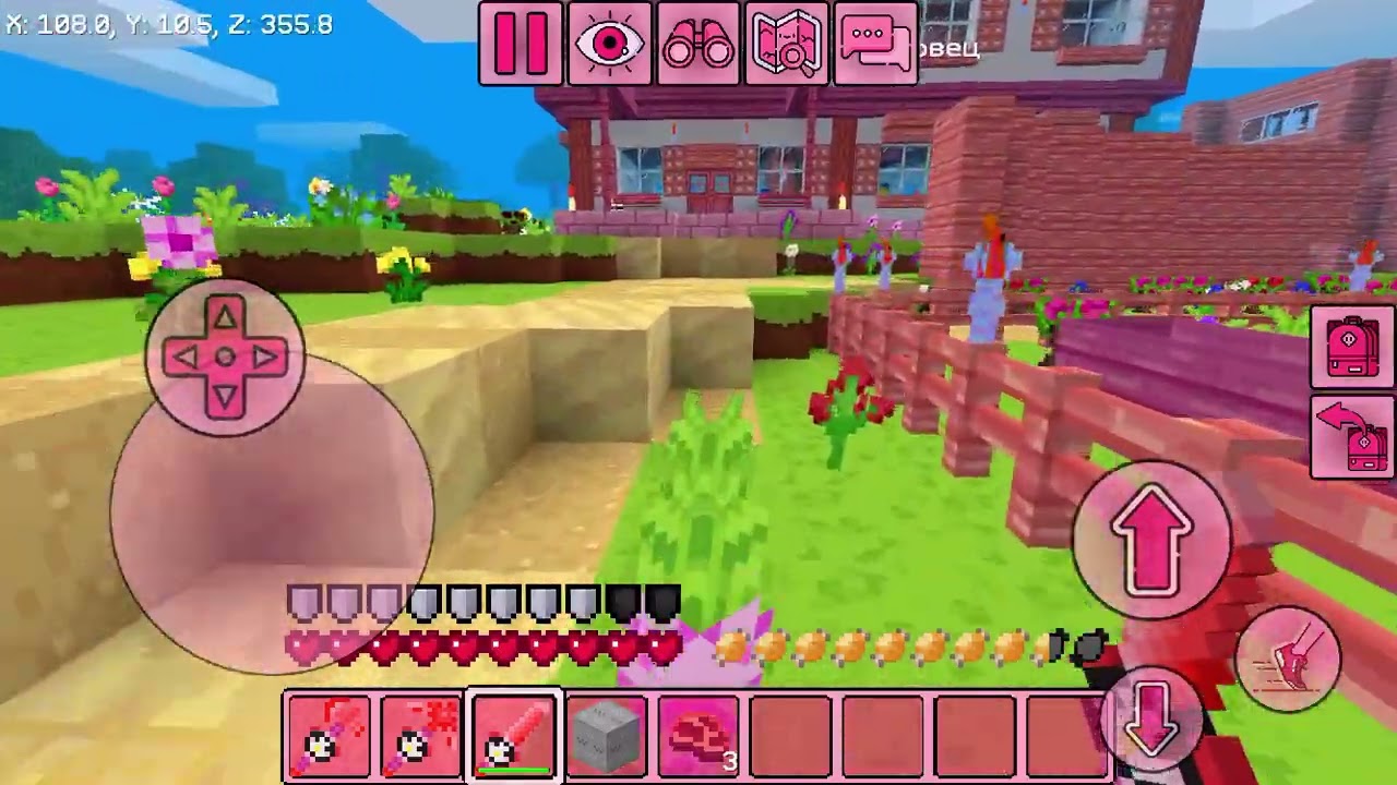 Me playing Kawaii World in survival mode!