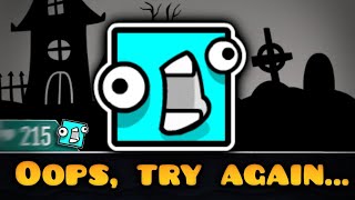 He Nearly DIED Beating This Level | Geometry Dash