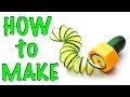 How to make a spiral grater