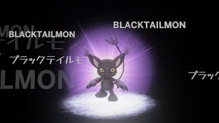 BlackTailmon (BlackGatomon) Evolution line