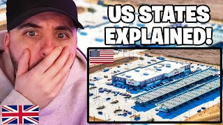 Brit Reacts to Every US State Explained in 20 Minutes
