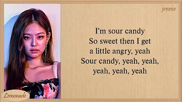 Lady Gaga, BLACKPINK Sour Candy Easy Lyrics