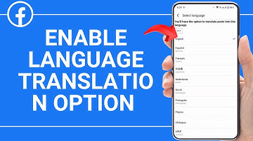How To Enable Language Translation Option On Facebook Post?