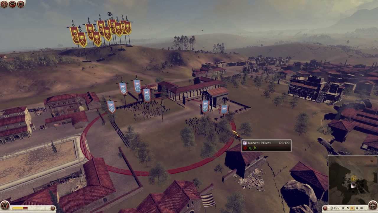 ROME 2 TOTAL WAR. 1.Batallas un jugador. Roma vs Etruria