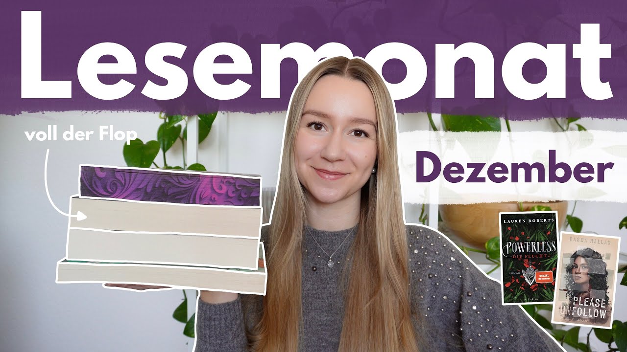 So VIELE Bücher habe ich noch NIE beendet 📖🌟💬 viele ups and downs 📈 | Lesemonat Dezember 2025
