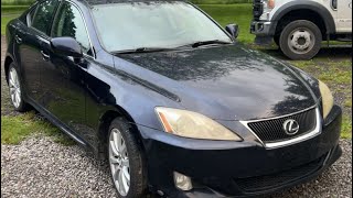 New old Lexus IS250 that had some minor issues