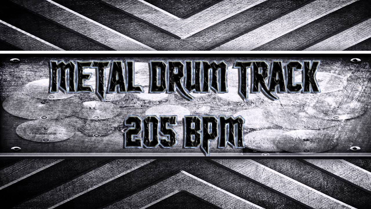 Metal Drum Track 205 BPM (HQ,HD)