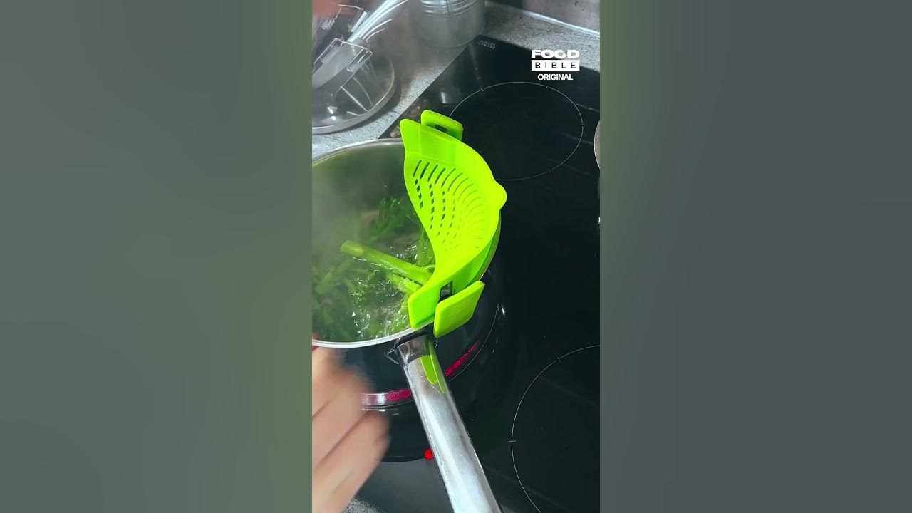 Clip On Strainer FOOD HACKS FOODbible YouTube
