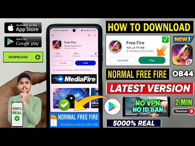 😍 HOW TO DOWNLOAD FREE FIRE | FREE FIRE KAISE DOWNLOAD KAREN | NORMAL FREE FIRE DOWNLOAD | FREE FIRE class=