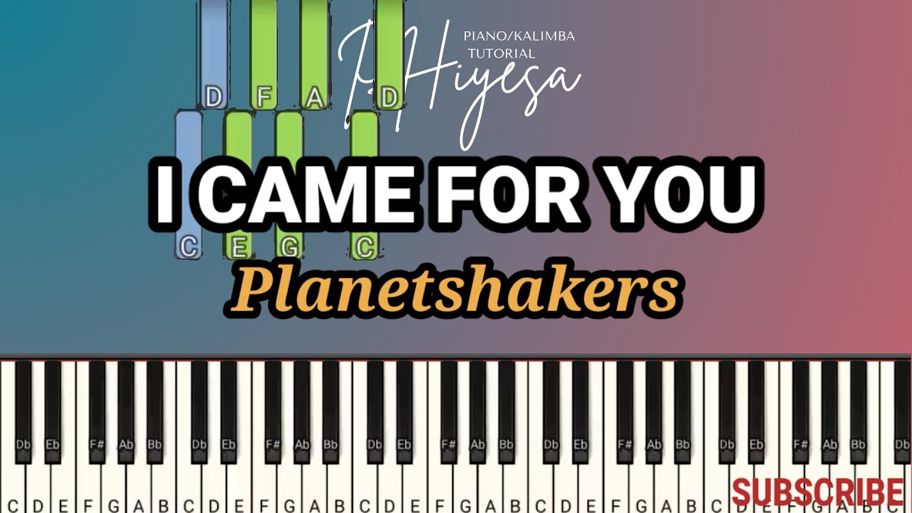 I Came For You (C) - Planetshakers | Piano Tutorial | Synthesia