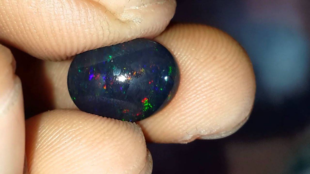 Natural Black  Opal  Banten  Aspal Solid YouTube