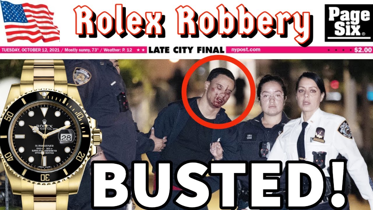 spyd rysten håndbevægelse Front Page News: Rolex Robbery - YouTube